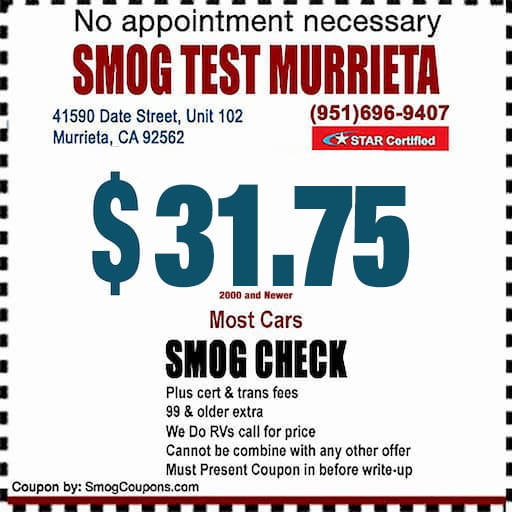 Smog Check Coupon